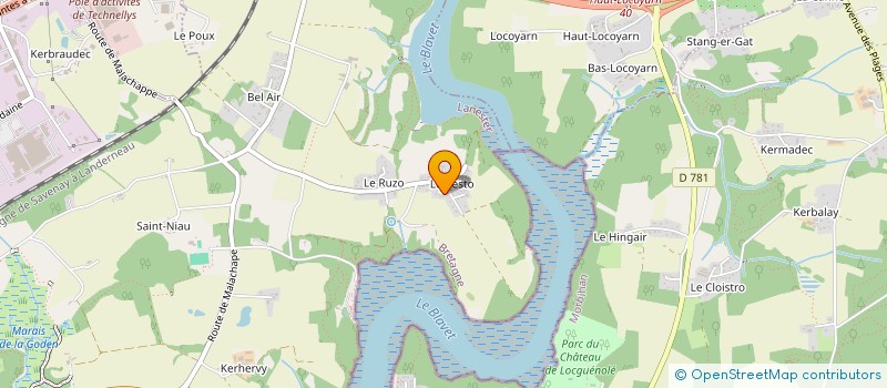 localisation de l'entreprise MONSIEUR LUCAS PEDRONO  LANESTER