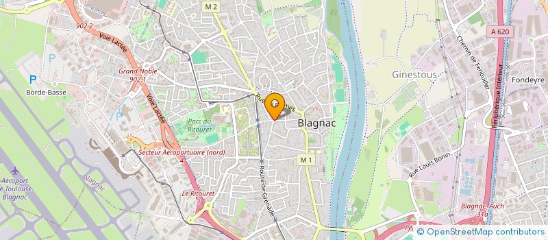 localisation de l'entreprise MONSIEUR LUCAS PELI  BLAGNAC