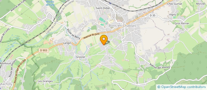 localisation de l'entreprise MONSIEUR LUCAS PELLOUX  BONS-EN-CHABLAIS