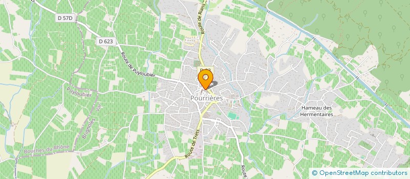 localisation de l'entreprise MONSIEUR LUCAS PELLOUX  POURRIERES