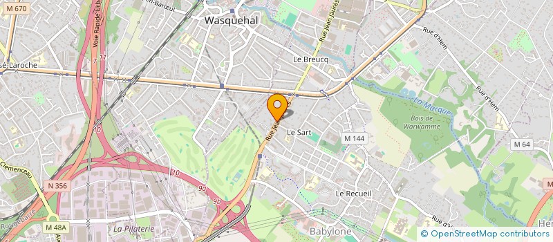 localisation de l'entreprise MONSIEUR LUCAS PELTIER  VILLENEUVE-D'ASCQ