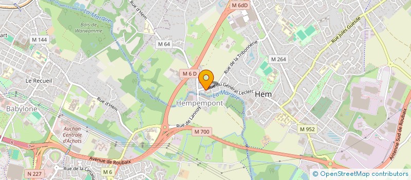 localisation de l'entreprise MONSIEUR LUCAS PELTIER  HEM