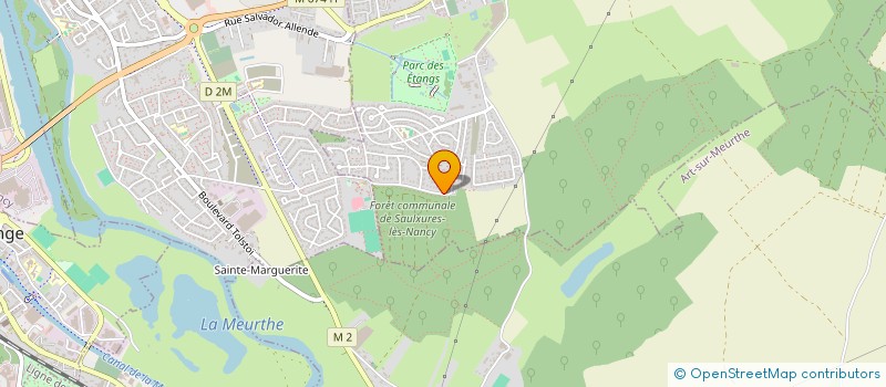 localisation de l'entreprise MONSIEUR LUCAS PENIN  SAULXURES-LES-NANCY