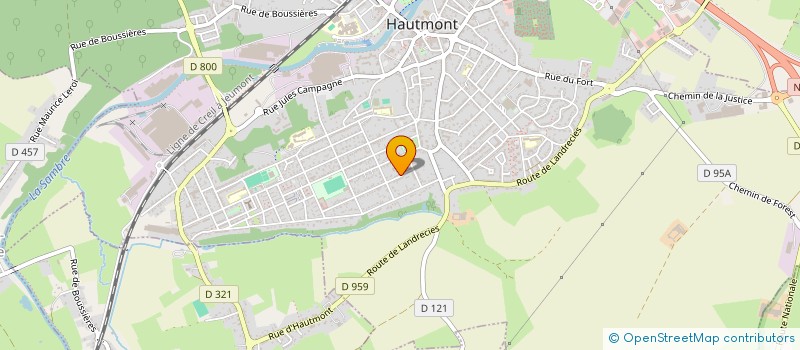 localisation de l'entreprise MONSIEUR LUCAS PEREIRA DE ARAUJO  HAUTMONT