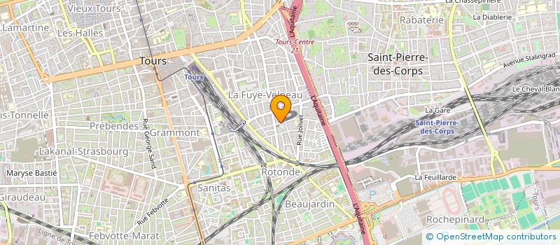 localisation de l'entreprise MONSIEUR LUCAS PERES  TOURS