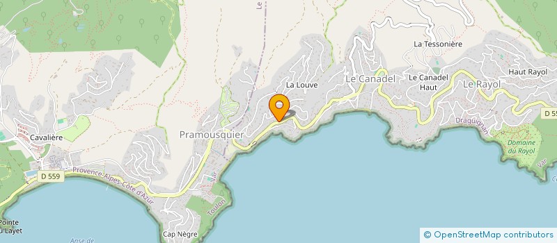 localisation de l'entreprise MONSIEUR LUCAS PERGOLA à RAYOL-CANADEL-SUR-MER