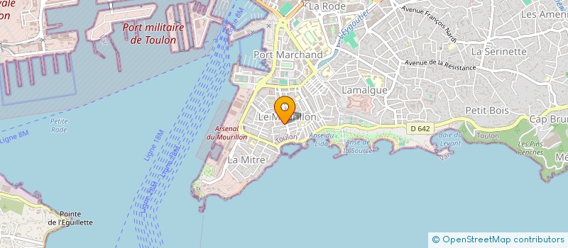 localisation de l'entreprise MONSIEUR LUCAS PERON  TOULON