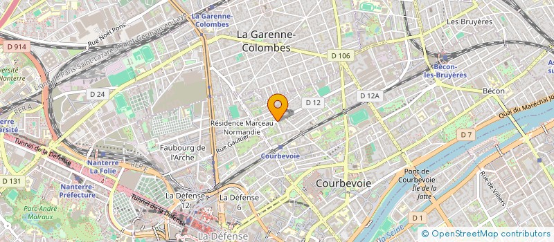 localisation de l'entreprise MONSIEUR LUCAS PERON à COURBEVOIE