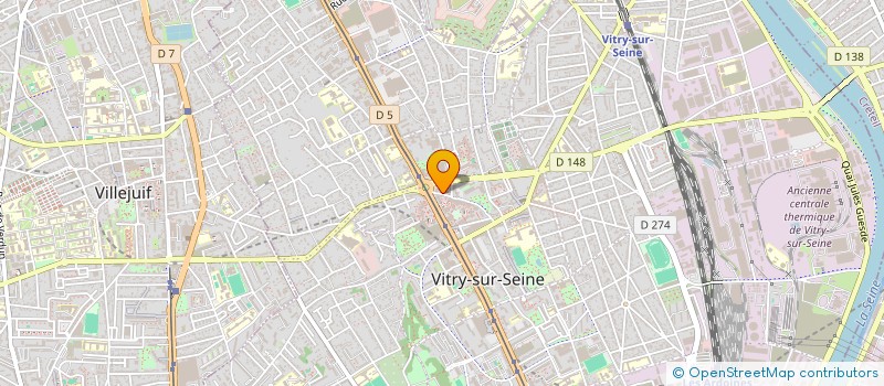 localisation de l'entreprise MONSIEUR LUCAS PETIET à VITRY-SUR-SEINE