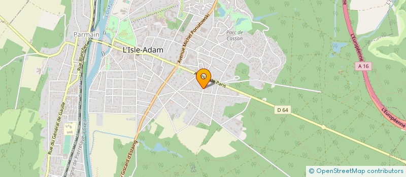localisation de l'entreprise MONSIEUR LUCAS PETIT  L'ISLE-ADAM