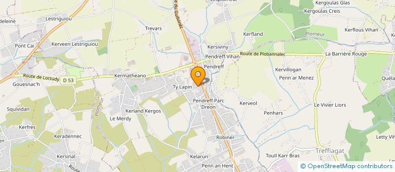 localisation de l'entreprise MONSIEUR LUCAS PETIT  PLOMEUR