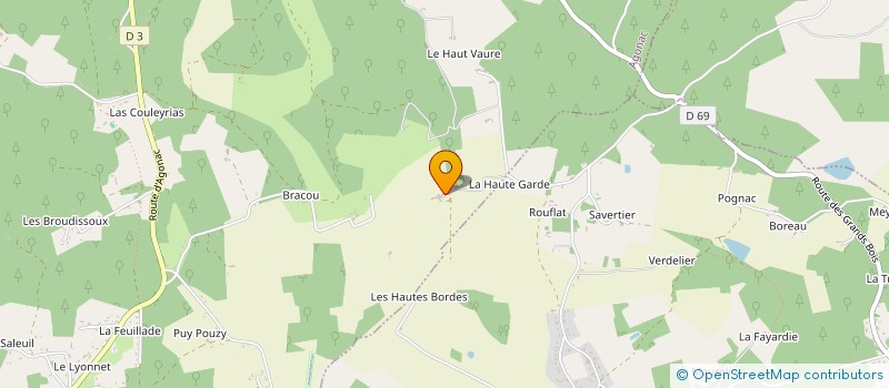 localisation de l'entreprise MONSIEUR LUCAS PETIT  AGONAC