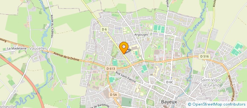 localisation de l'entreprise MONSIEUR LUCAS PETIT  BAYEUX