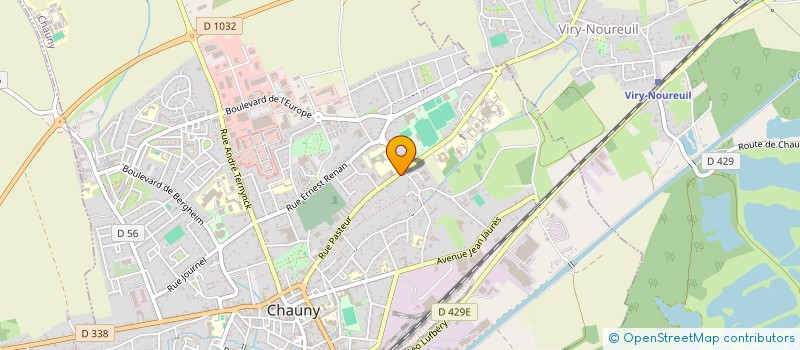 localisation de l'entreprise MONSIEUR LUCAS PETIT  CHAUNY