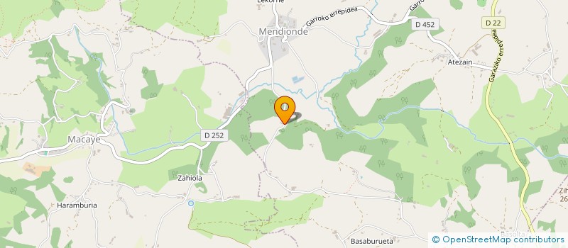 localisation de l'entreprise MONSIEUR LUCAS PETRISSANS  MENDIONDE