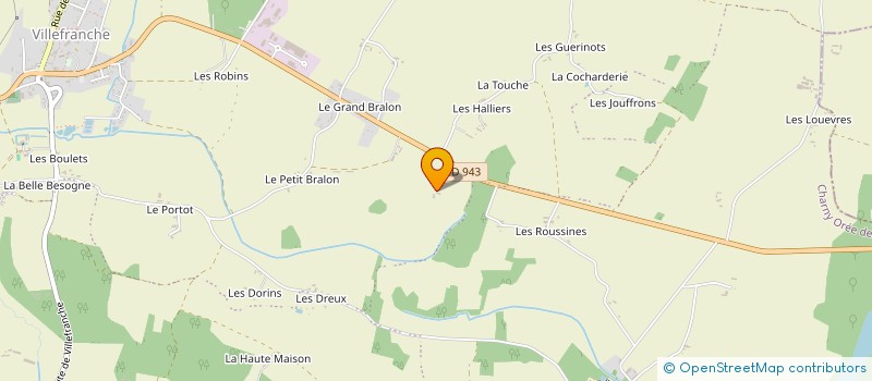localisation de l'entreprise MONSIEUR LUCAS PEYTAVIN à CHARNY OREE DE PUISAYE