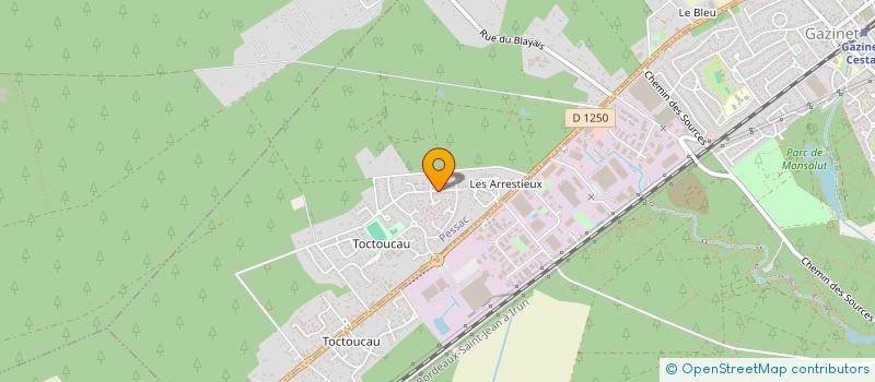 localisation de l'entreprise MONSIEUR LUCAS PIECHOCKI  PESSAC