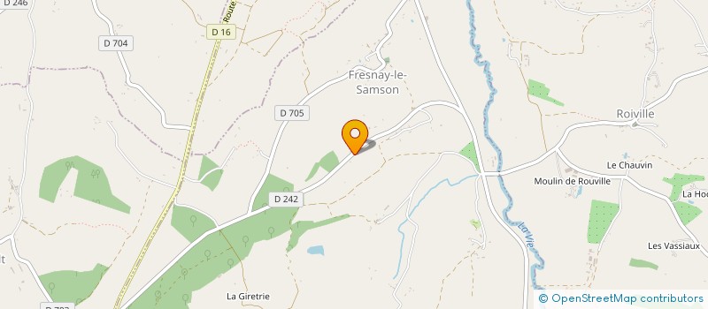 localisation de l'entreprise MONSIEUR LUCAS PIERRE à FRESNAY-LE-SAMSON