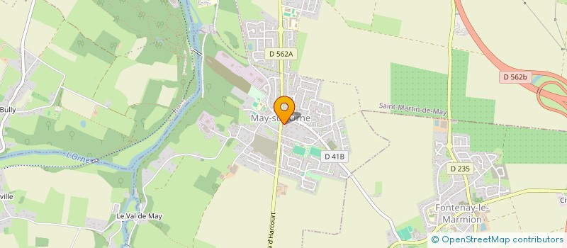 localisation de l'entreprise MONSIEUR LUCAS PIERRE à MAY-SUR-ORNE