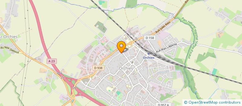 localisation de l'entreprise MONSIEUR LUCAS PINDINELLO  ORCHIES