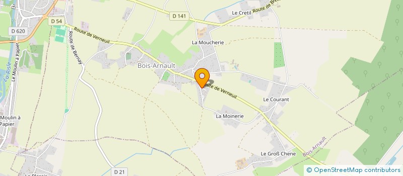 localisation de l'entreprise MONSIEUR LUCAS PINEL  BOIS-ARNAULT