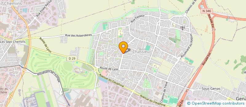 localisation de l'entreprise MONSIEUR LUCAS PINEL  CHASSIEU