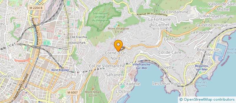 localisation de l'entreprise MONSIEUR LUCAS PISANI à VILLEFRANCHE-SUR-MER