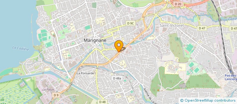 localisation de l'entreprise MONSIEUR LUCAS PISANI à MARIGNANE
