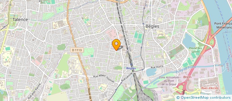 localisation de l'entreprise MONSIEUR LUCAS PITARD  BEGLES