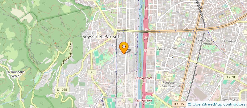 localisation de l'entreprise MONSIEUR LUCAS PLANCHENAULT  SEYSSINET-PARISET