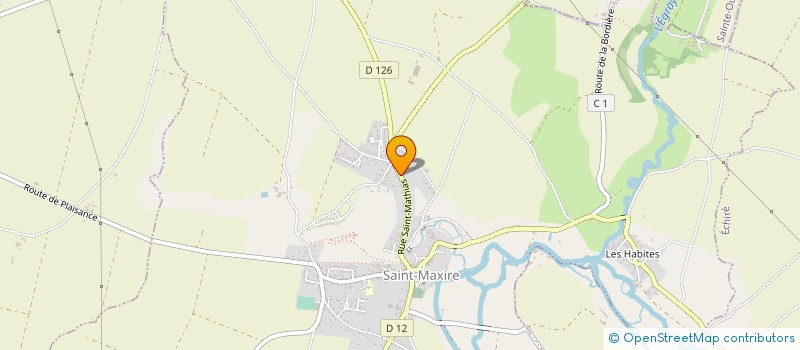 localisation de l'entreprise MONSIEUR LUCAS PLISSON  SAINT-MAXIRE