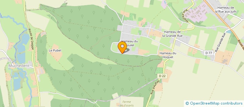 localisation de l'entreprise MONSIEUR LUCAS POLET  LES GRANDES-VENTES