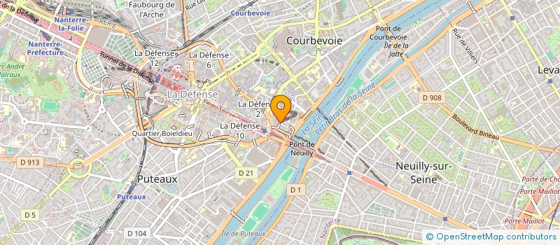 localisation de l'entreprise MONSIEUR LUCAS POTHIER à COURBEVOIE