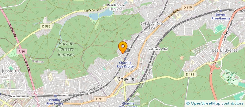 localisation de l'entreprise MONSIEUR LUCAS POTRON à CHAVILLE