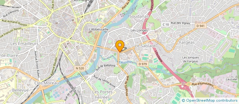 localisation de l'entreprise MONSIEUR LUCAS PRADEAU à LIMOGES