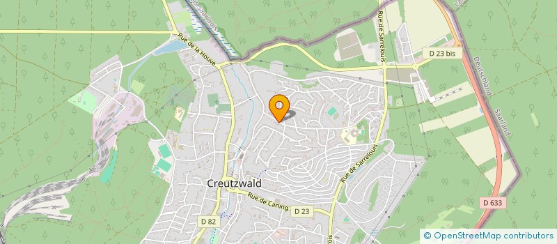 localisation de l'entreprise MONSIEUR LUCAS PROPSOM  CREUTZWALD