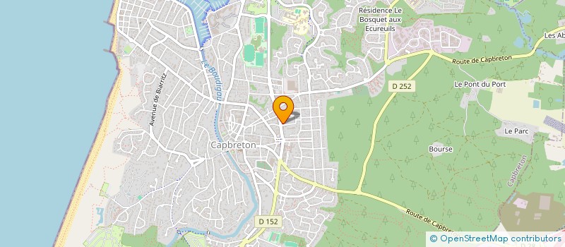 localisation de l'entreprise MONSIEUR LUCAS PUJOL  CAPBRETON