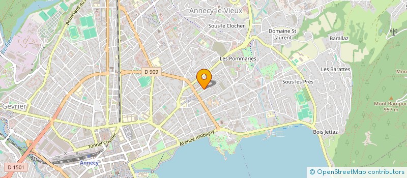 localisation de l'entreprise MONSIEUR LUCAS PUZZANGARA  ANNECY