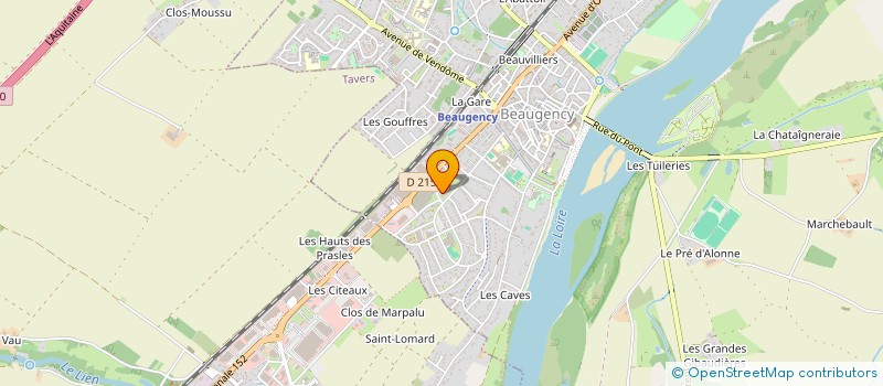 localisation de l'entreprise MONSIEUR LUCAS RABIER  BEAUGENCY