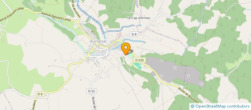 localisation de l'entreprise MONSIEUR LUCAS RAMALINGOM  AURIGNAC