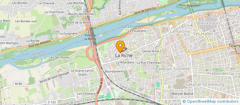 localisation de l'entreprise MONSIEUR LUCAS RAMOS  LA RICHE