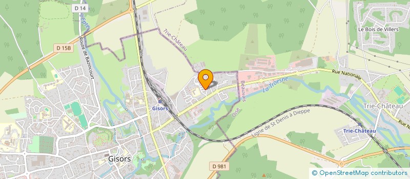 localisation de l'entreprise MONSIEUR LUCAS RANZINI  GISORS