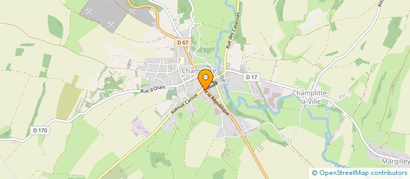 localisation de l'entreprise MONSIEUR LUCAS RECHIA CORREA  CHAMPLITTE