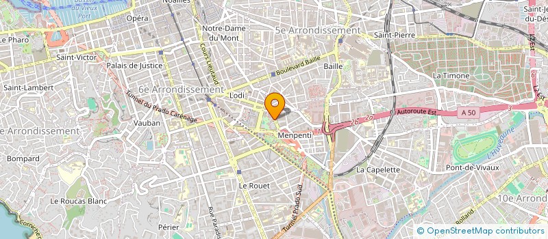 localisation de l'entreprise MONSIEUR LUCAS REGAZZONI  MARSEILLE