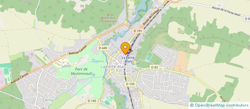 localisation de l'entreprise MONSIEUR LUCAS REGNAULT à LA FERTE-ALAIS