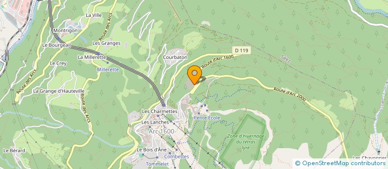 localisation de l'entreprise MONSIEUR LUCAS RENARD  BOURG-SAINT-MAURICE