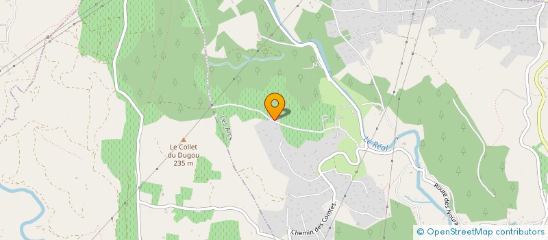 localisation de l'entreprise MONSIEUR LUCAS RENOUX  LES ARCS