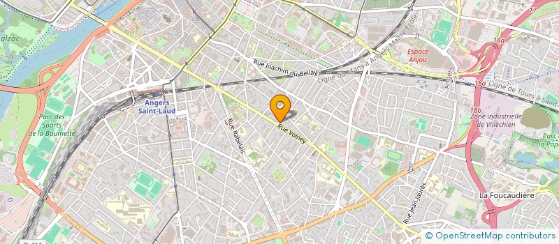 localisation de l'entreprise MONSIEUR LUCAS REUFFLET  ANGERS