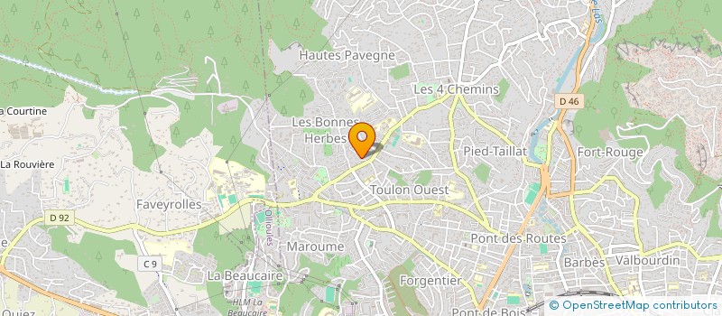 localisation de l'entreprise MONSIEUR LUCAS REYNAUD  TOULON