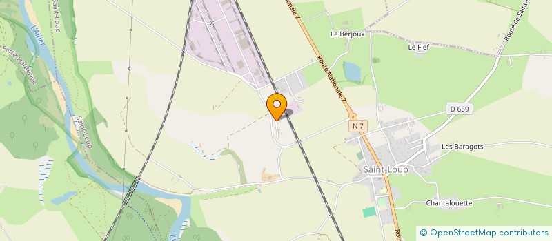 localisation de l'entreprise MONSIEUR LUCAS REYNAUD  SAINT-LOUP